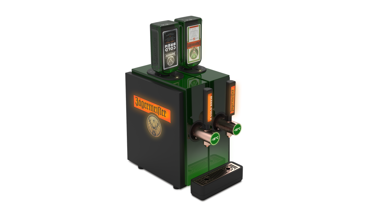 picture of the dual tap machine without a background